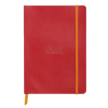 Miniatyrbillede 1 af 3: Rhodia 117413C blok og notesblok A5 80 ark Rød