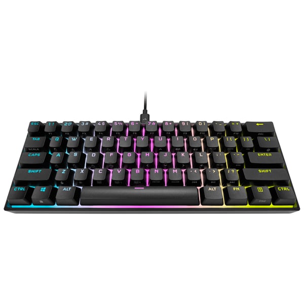 Corsair K65 RGB MINI 60% tastatur Spil USB Tysk Sort