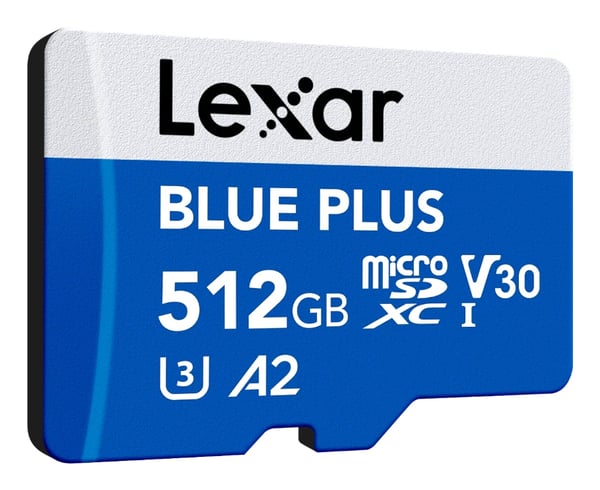 Miniatyrbillede 2 af 4: Lexar BLUE PLUS 512 GB MicroSDXC UHS-I