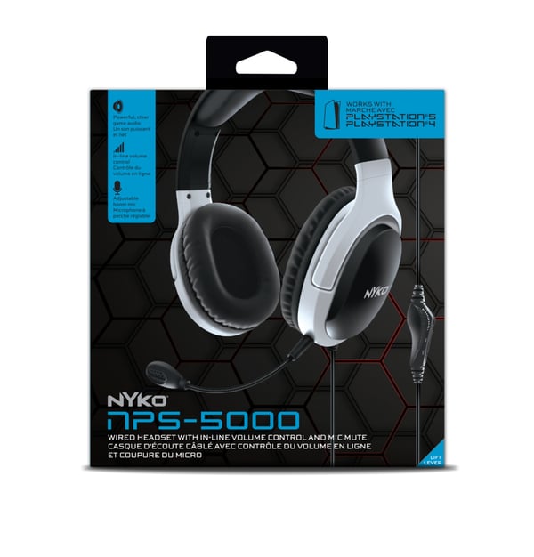 Nyko NP5-5000 Headset True Wireless Stereo (TWS) Spil Sort, Hvid