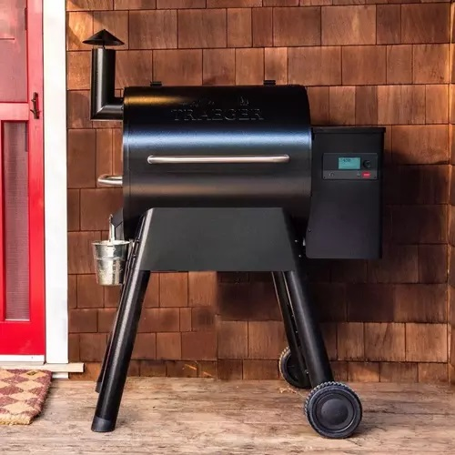 Miniatyrbillede 7 af 7: Traeger Pro 575 Grill Cylinder Træpiller Sort