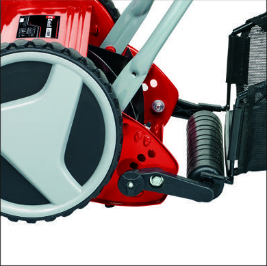 Pikkukuva 7 / 7: Einhell GC-HM 400 Työnnettävä ruohonleikkuri Punainen, Terästä