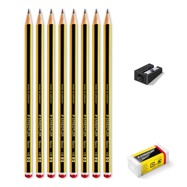 Miniatyrbillede 2 af 2: Staedtler 120 SBK8P1 grafitblyant