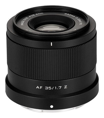 Miniatyrbild 1 av 8: VILTROX AF 35mm F1.7 Air Fullformatsobjektiv Svart
