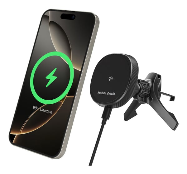 Mobile Origin MO-WCVCH-CA15 teline/pidike Aktiivinen teline Matkapuhelin/älypuhelin Musta