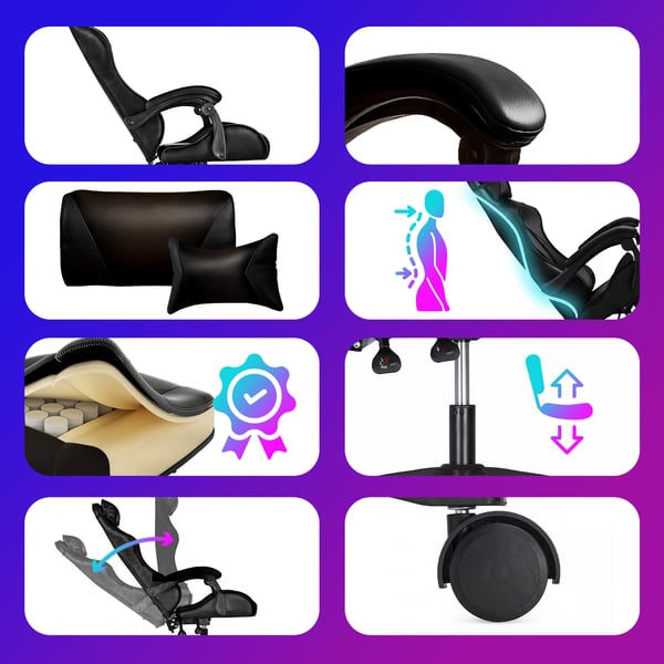 Extralink Gaming | Gaming chair | office, swivel, juodas, G-524