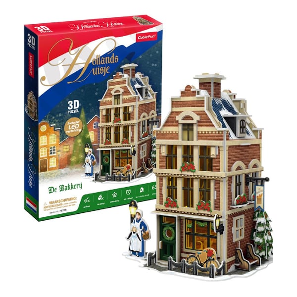 CubicFun 2014097 puslespil 3D puslespil 65 stk Bygninger
