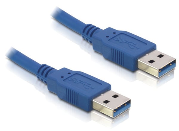 DeLOCK 0.5m USB 3.0 USB-kabel USB 3.2 Gen 1 (3.1 Gen 1) 0,5 m USB A 5 Gbit/sek. Blå