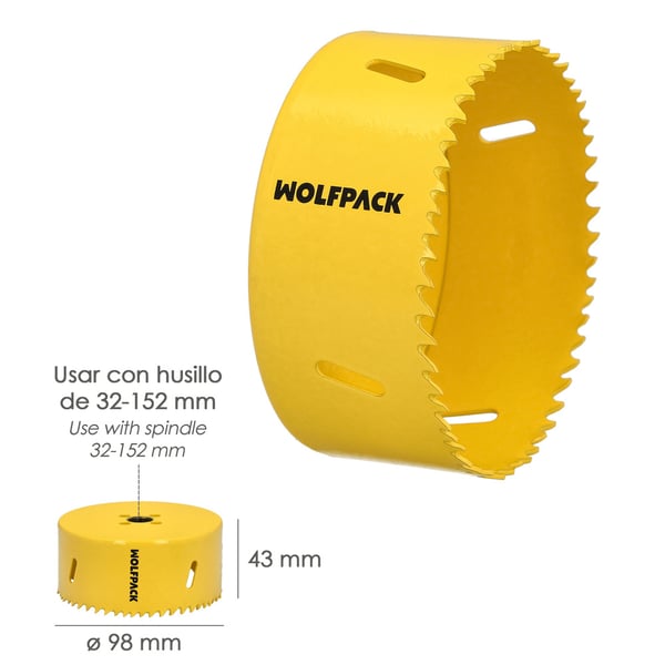 Miniatyrbillede 4 af 4: Wolfpack 09113210 hulsav