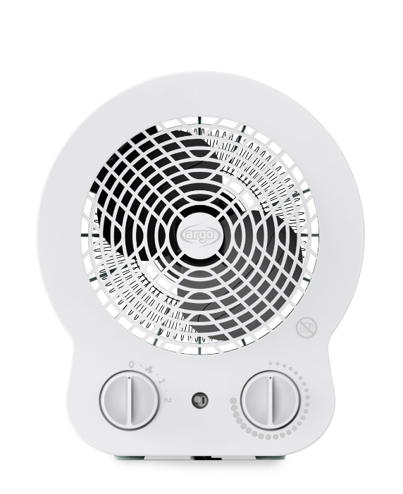 Argoclima Dori ice inomhus Vit 2000 W Elektrisk värmefläkt