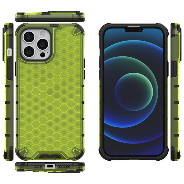 Hurtel Honeycomb mobiltelefon etui 17 cm (6.7") Hylde etui Grøn