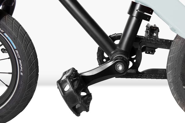 Miniatyrbillede 10 af 15: Vici 3-in-1 Løbecykel Aluminium Blå