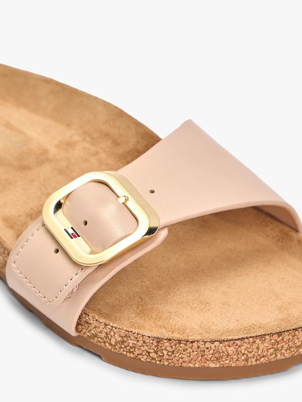Miniatyrbillede 5 af 7: Tommy Hilfiger Cork Footbed Slip-On Sandals Sandaler Hunstik Lyserød