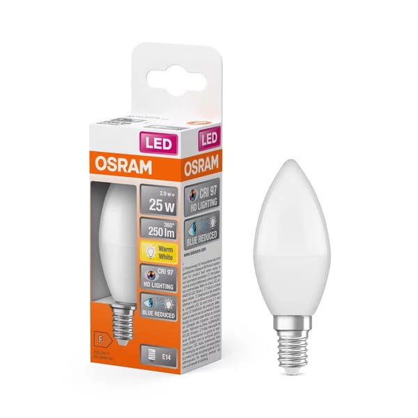 Osram 4099854046919 LED-lampor Varmvitt 2700 K 2,8 W E14 F