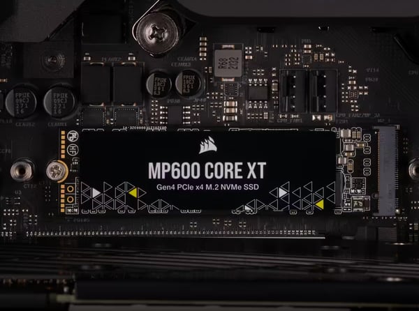 Miniatyrbillede 15 af 15: Corsair MP600 CORE XT 4 TB M.2 PCI Express 4.0 NVMe QLC 3D NAND