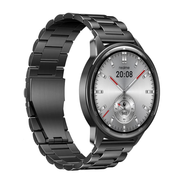 Miniatyrbild 3 av 4: realme Watch S2 3,63 cm (1.43") AMOLED Digital 466 x 466 pixlar Pekskärm Grå