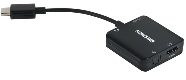 Miniatyrbild 1 av 3: Fonestar FO-442HA videosignalomvandlare Aktiv videokonverterare 3840 x 2160 pixlar