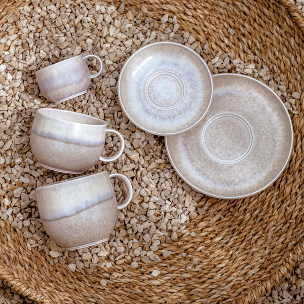 Villeroy & Boch Perlemor Sand kaffefat Porslin Beige 1 styck