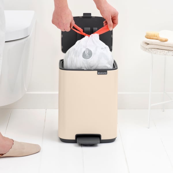 Brabantia Bo 7 l Rektangulär Stål Beige