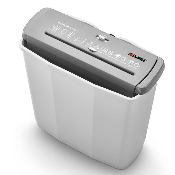 Dahle PaperSAFE 60 papirmakulator Stribe makulering 70 dB 22 cm Grå