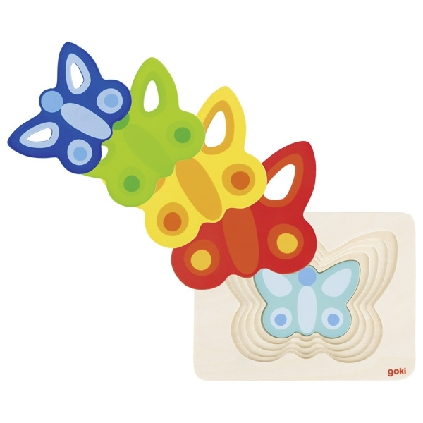 Goki 57486 pussel Formpussel 5 styck