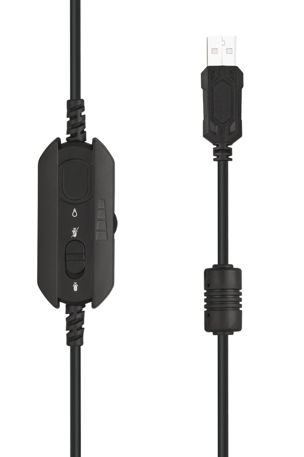 Defender Cosmo Pro Headset Ledningsført Spil Sort