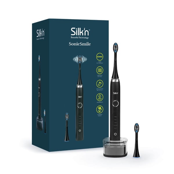 Silk'n SonicSmile Voksen Vibrerende tandbørste Sort