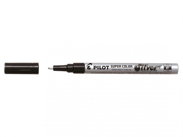 Pilot Super Color Sølv