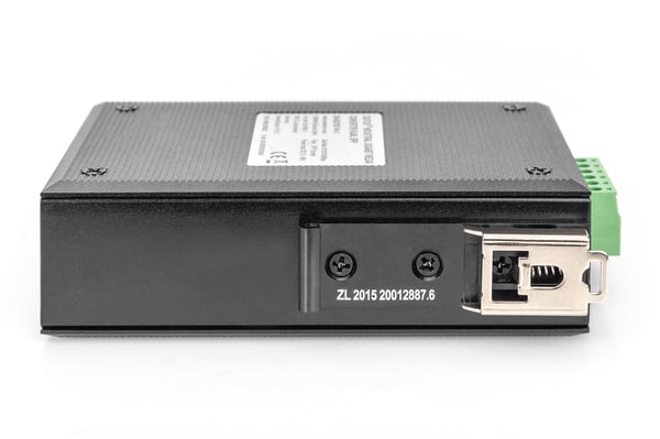 Pikkukuva 3 / 5: DIGITUS 10/100/1000 Base-TX - 1000 Base-FX teollisuusmediakonvertteri