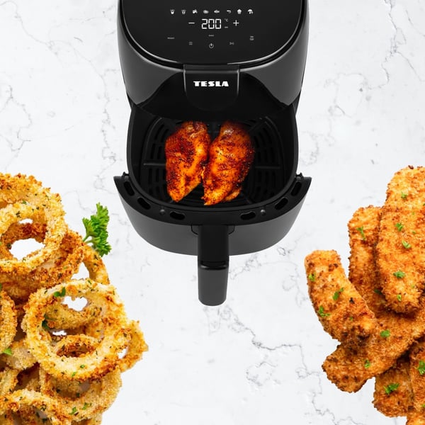 Miniatyrbild 4 av 7: TESLA Electronics AirCook Q40 Single 4 l 1500 W Varmluftsfritös Svart