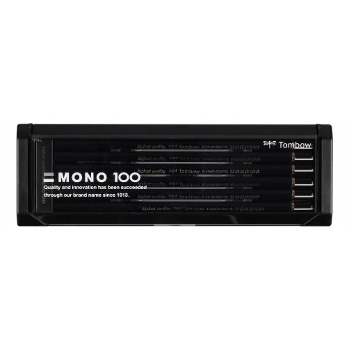 Tombow MONO-100-AS presentpaket med bläck- och blyertspennor Grafitpenna Plastfodral