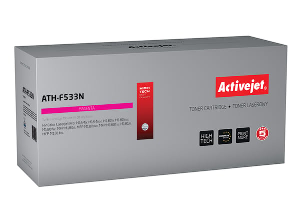 Activejet ATH-F533N (erstatning HP 205A CF533A; Supreme; 900 sider; rød)