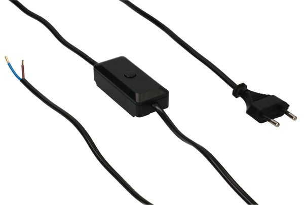 Miniatyrbillede 4 af 6: Max Hauri AG 166221 el-ledning Sort 2 m T26