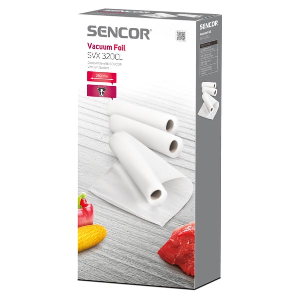 Miniatyrbillede 3 af 3: Sencor SVX 320CL tilbehør til vakuumforpakning Vakuum forseglingsrulle