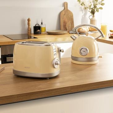 Cecotec Vintage 800 6 2 viipale(i)ta 850 W Keltainen