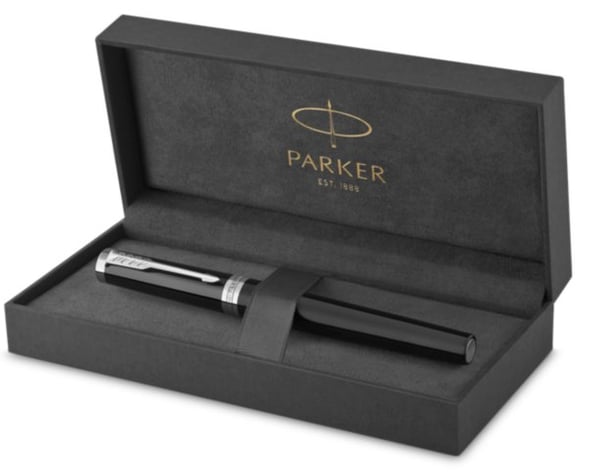 Parker 2181994 fyldepen Indbygget påfyldningssystem Sort, Rustfrit stål 1 stk