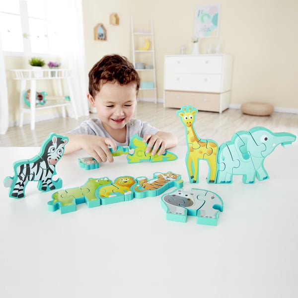 Miniatyrbillede 4 af 6: Hape Alphabet & Animal Parade Form puslespil 26 stk Dyr