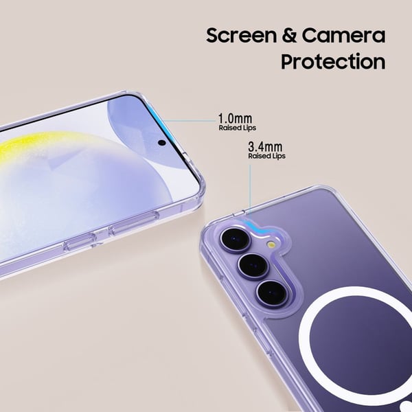 Miniatyrbillede 2 af 6: TECH-PROTECT FLEXAIR HYBRID MAGSAFE GALAXY S25 EDGE CLEAR
