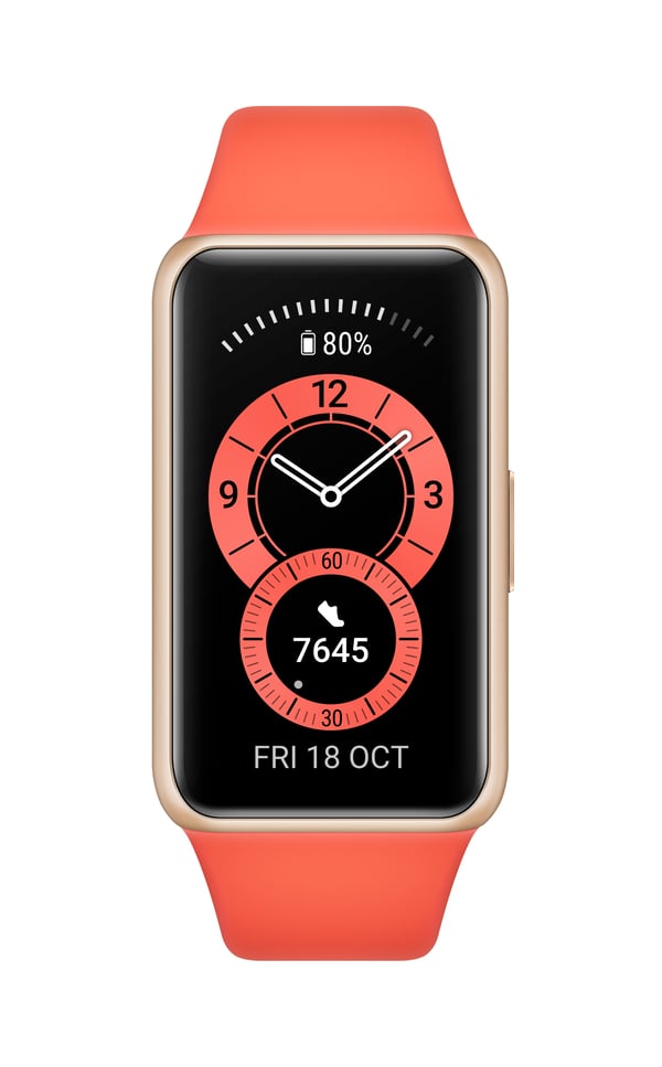 Pikkukuva 4 / 5: Huawei Band 6 AMOLED Aktiivisuuden seurantaranneke 3,73 cm (1.47") Punainen