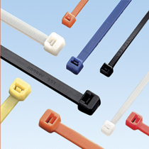 Panduit Cable Tie, 7.4"L (188mm), Standard, Nylon, Brown, 100pc buntband Brun