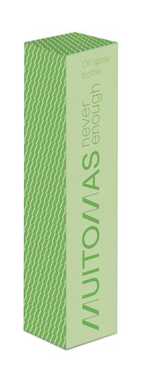 Muitomas OILSPRAY100MLGN olie/eddike beholder 0,1 L Flaske Glas, Plast Transparent, Grøn