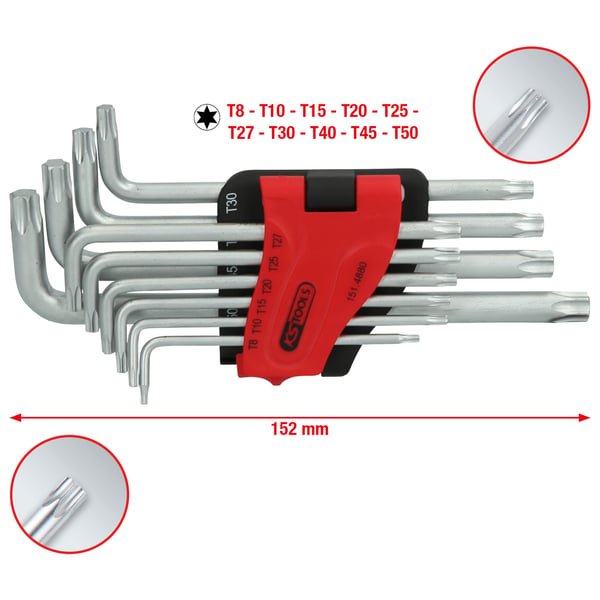 Miniatyrbild 1 av 2: KS Tools 151.4880 torxnyckel