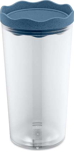 koziol 3069675 matburkar Rund Mugg 1 l Blå, Transparent 1 styck koziol 3069675 matburkar Rund Mugg 1 l Blå, Transparent 1 styck