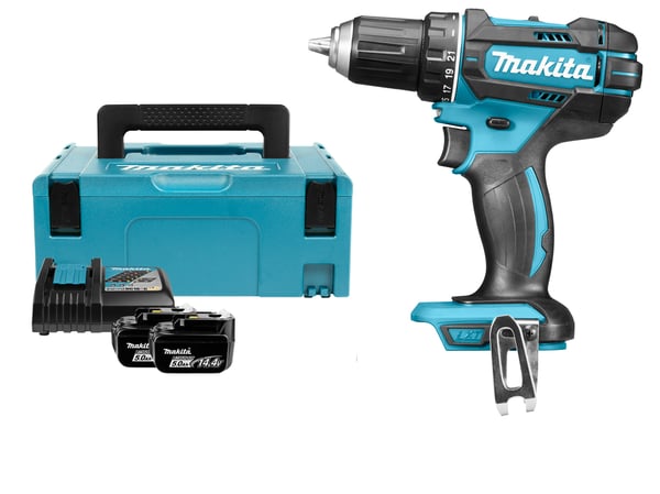 Miniatyrbillede 3 af 3: Makita DDF482RTJ elektrisk skruetrækker & slagbor 1900 rpm Sort, Blå