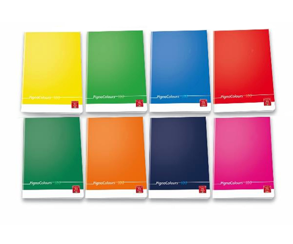 Pigna 02296580Q blok og notesblok A4 18 ark Flerfarvet