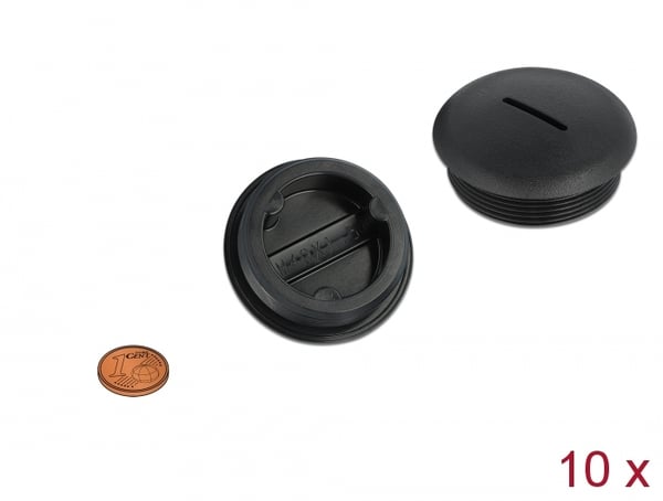 Miniatyrbild 1 av 2: DeLOCK 60234 tubkorkar Svart Nylon
