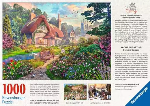 Ravensburger 12001571 puslespil 1000 stk Landskab