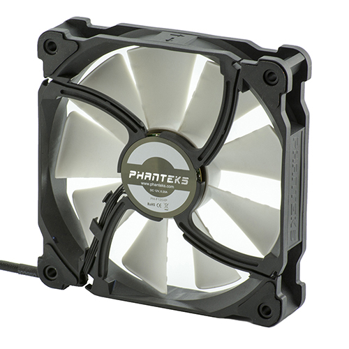 Miniatyrbillede 5 af 5: Phanteks PH-F120XP Computerkabinet Ventilator 12 cm Sort, Hvid