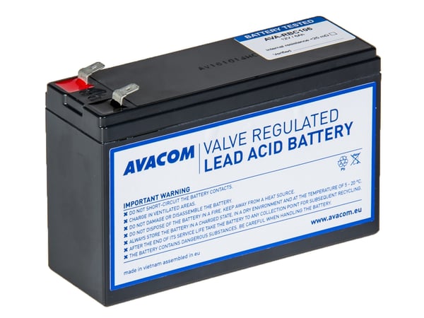 AVACOM AVA-RBC106 UPS batteri Blybatterier (VRLA) 12 V 6 At