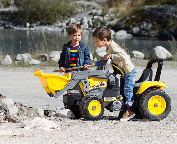 Miniatyrbillede 6 af 10: Peg Perego Maxi Excavator Gravemaskine til at ride på